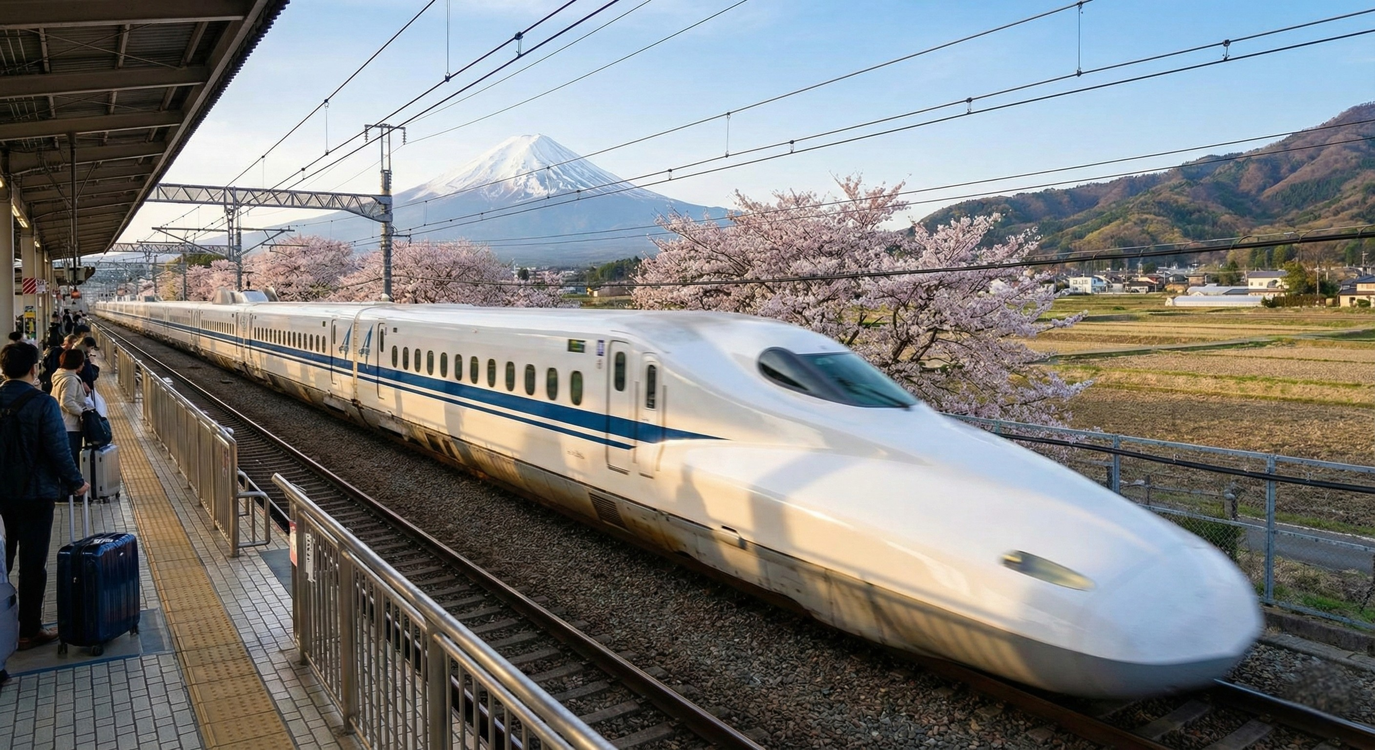 Du lịch Nhật Bản tàu Shinkansen tốc độ cao
