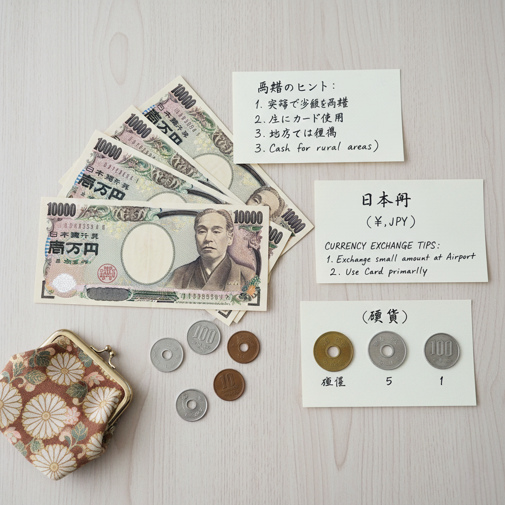 Tiền Nhật Bản mệnh giá yên gồm tiền giấy và tiền xu phổ biến