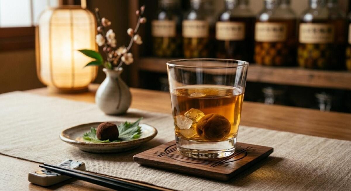 Rượu mơ Umeshu thành phẩm của Nhật Bản
