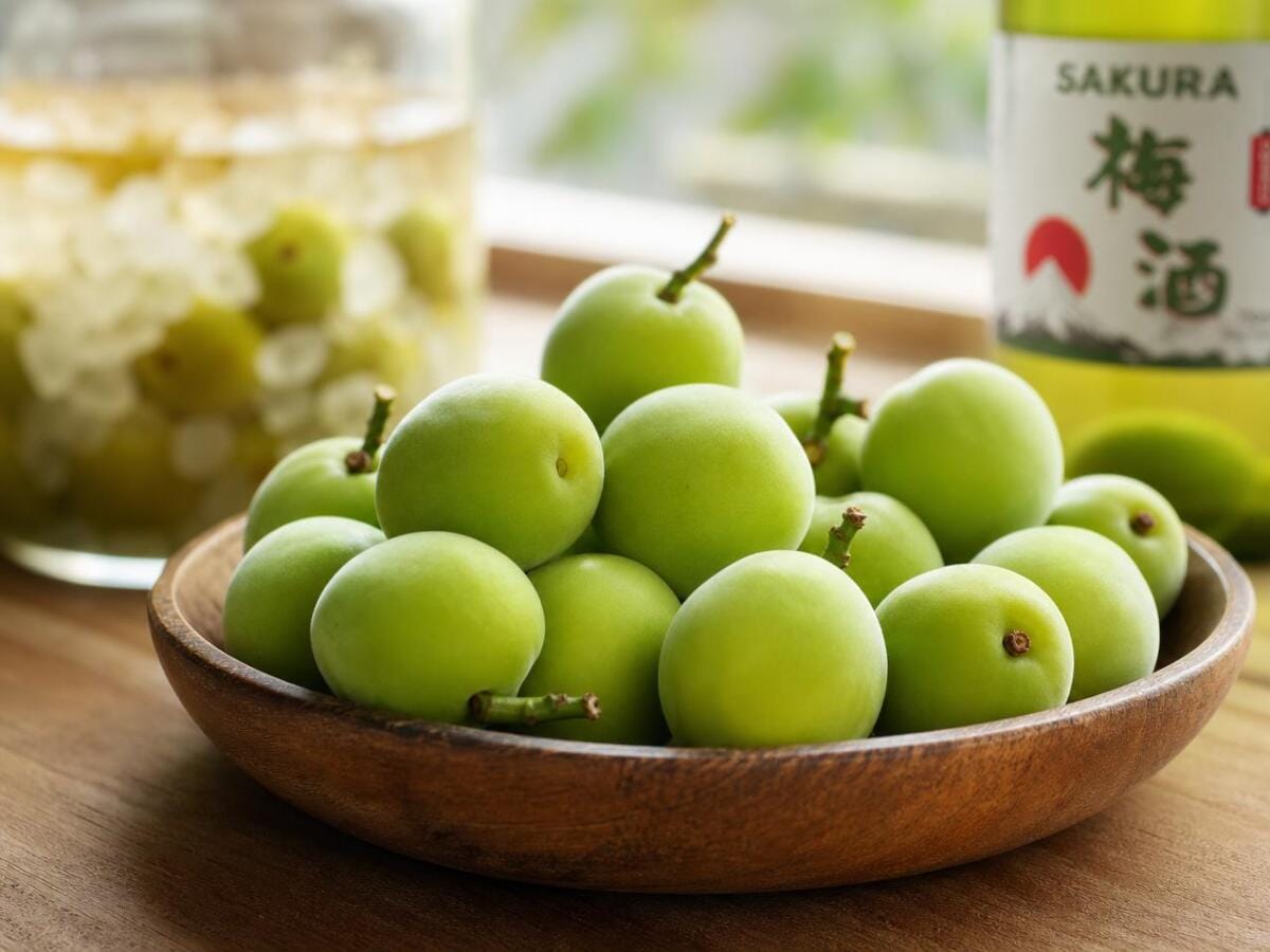 Quả Ume dùng để làm rượu mơ Nhật