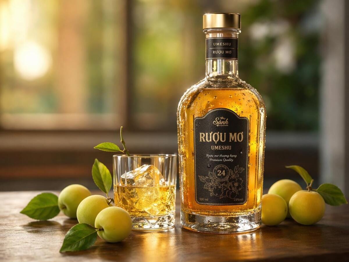 Rượu mơ ngon đáng thử tại Việt Nam